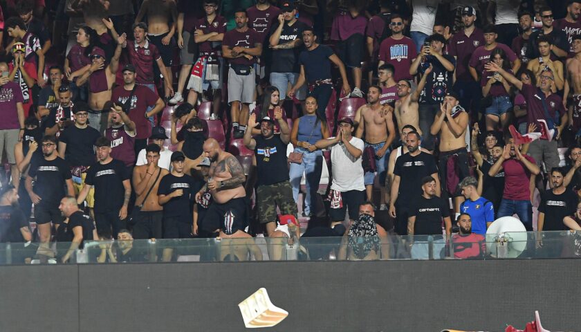 Salernitana, decisione del Viminale: trasferte senza tifosi per 4 mesi