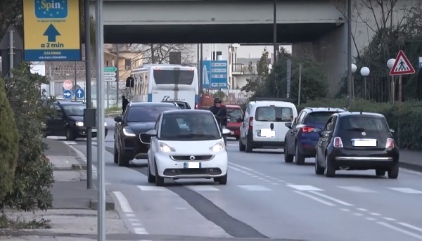 Salerno, lavori e disagi in via San Leonardo fino a venerdì