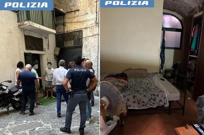 Salerno, blitz nel centro storico: controlli su alloggi irregolari e stranieri senza documenti