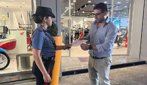 Salerno, sicurezza dei commercianti: collegamento gratuito al 112 promosso dai carabinieri