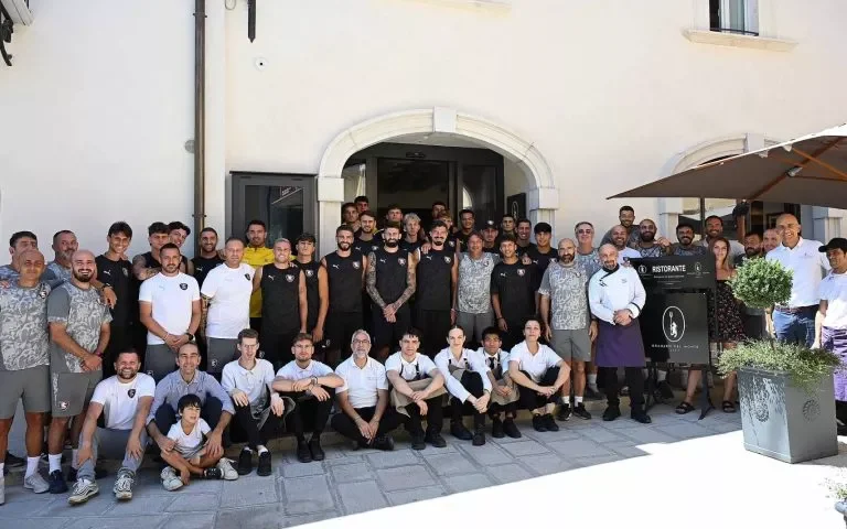 Salernitana, fine del ritiro a Norcia: squadra a Salerno, domani sera amichevole all’Arechi con la Reggina