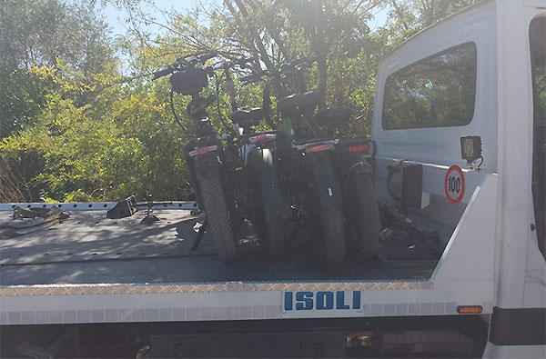 Battipaglia, sequestrate 4 bike truccate