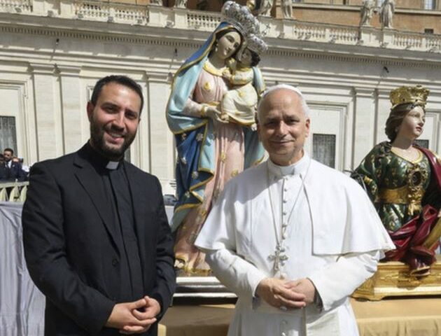 Prignano Cilento, la Madonna del Buon Consiglio benedetta da Papa Leone XIV