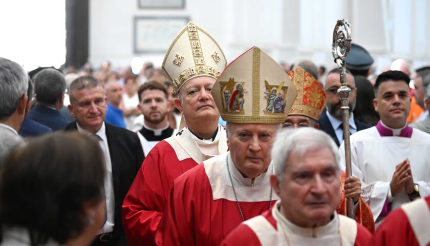 Salerno,  Solenne Pontificale in Cattedrale in onore di San Matteo