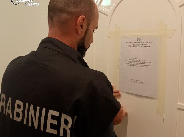 Positano, occupazione del demanio e abusivismo: sequestrato un hotel