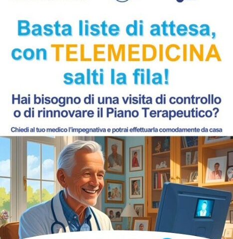Apertura agende: dal 16 settembre sarà possibile prenotare una “Televisita”