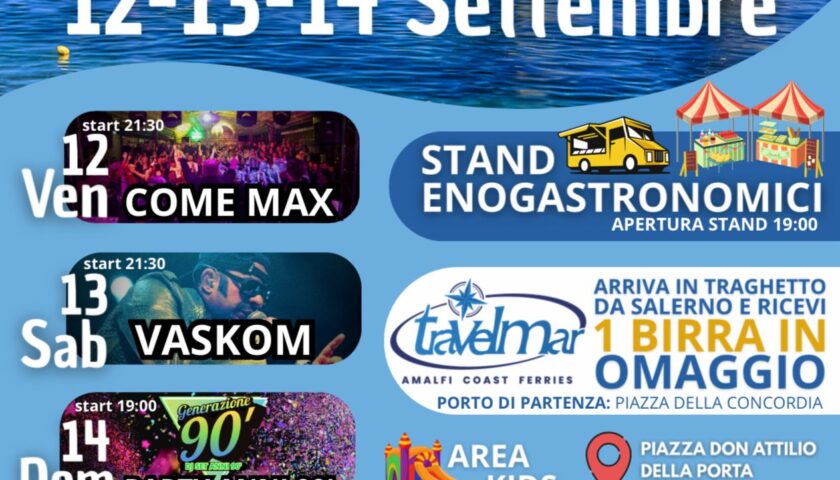 Al via la I edizione di Gusta Marina, viaggio nel gusto e nel divertimento