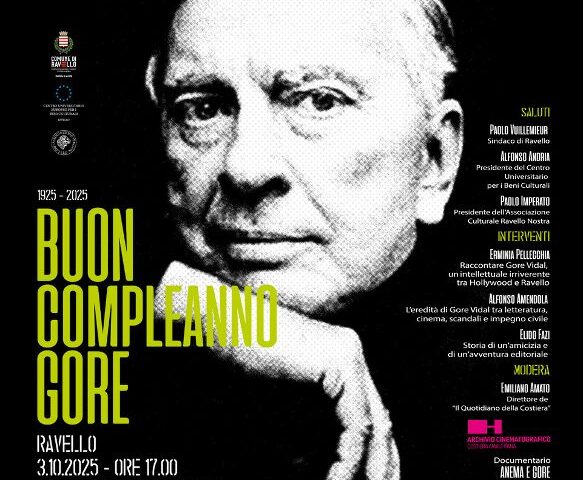 Nella sua Ravello  l’omaggio a Gore Vidal 