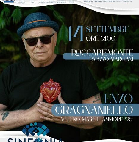 Roccapiemonte, Enzo Gragnaniello in concerto a Palazzo Marciani