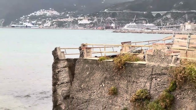 Salerno, crollo muro e pattinodromo danneggiato: 5 milioni per la messa in sicurezza