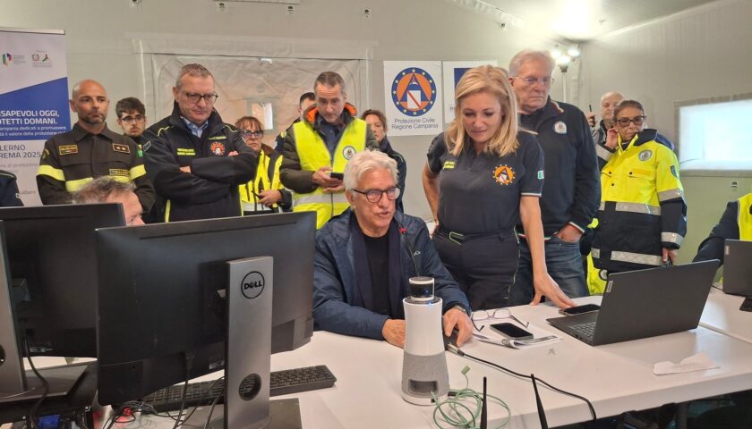 Esercitazione protezione civile: “Exe – Salerno non trema”