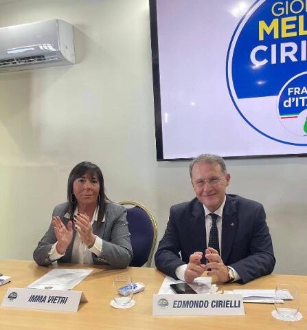 Riforma Sanità, Vietri (FdI): “Cirielli restituirà il diritto alla salute ai cittadini” 