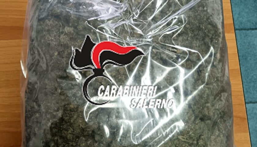 Agropoli, arrestato uomo di 36 anni: trovato con oltre un chilo di droga