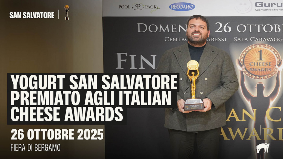 Capaccio Paestum, yogurt San Salvatore premiato agli Italian Cheese Awards