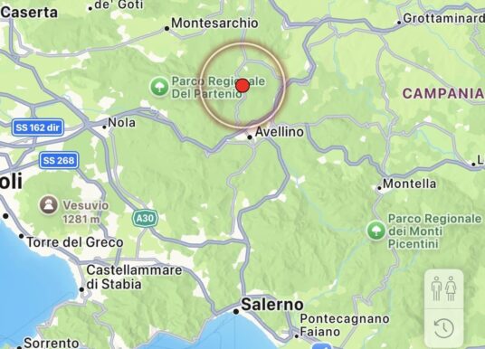 Paura nel primissimo pomeriggio di oggi tra le province di Avellino e Salerno: terremoto magnitudo 3,6 scala Richter