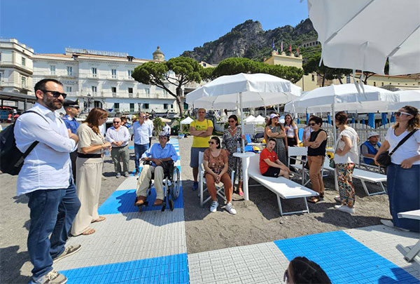 Amalfi e l’inclusione: boom di partecipanti alla prima edizione di “Mare per tutti”