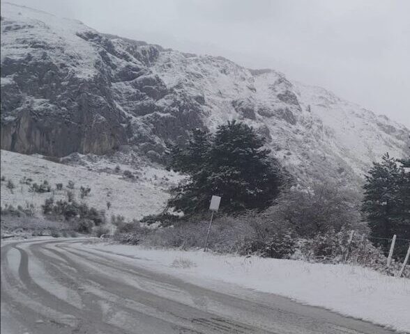 Vallo di Diano e Tanagro, registrata nevicata