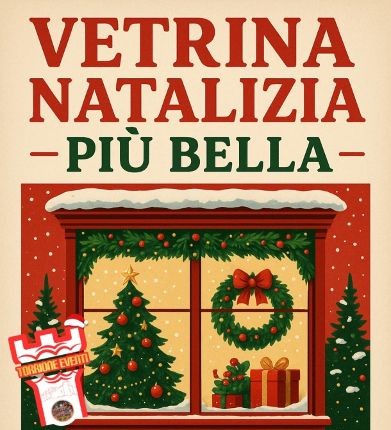 Torrione Eventi Aps inaugura il Natale 2025 con la sua prima iniziativa social: “La Vetrina più Bella”