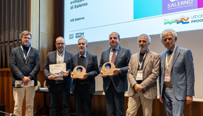 Salerno, il nuovo Piano per le aree industriali si aggiudica il Premio Urbanistica 2025
