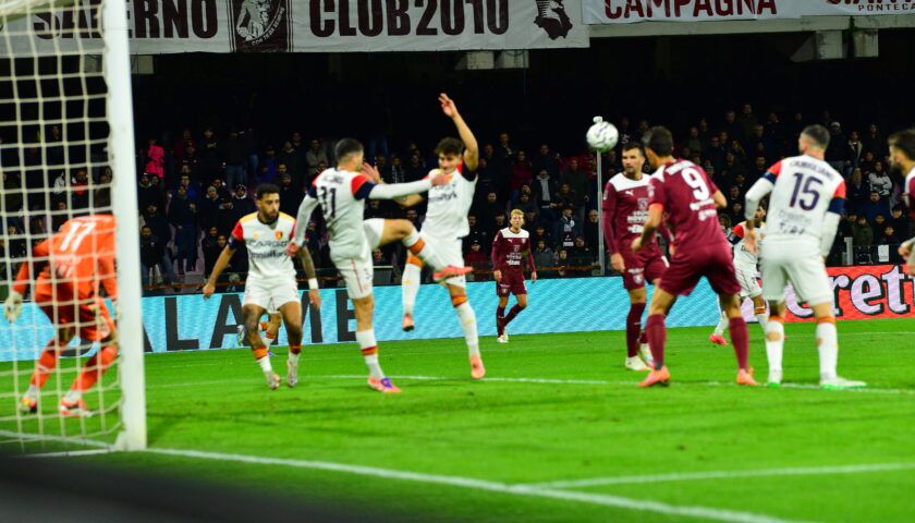 Salernitana, Ferrari agguanta il Potenza e tiene i granata al primo posto