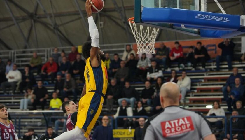 Prova di maturità per la Givova, Rieti è battuta