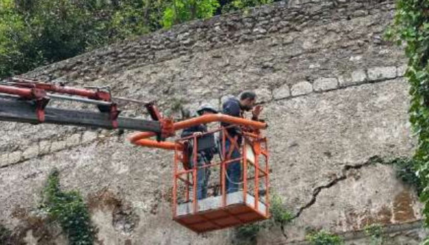Cava de’ Tirreni, 500mila euro per il muro crollato nella frazione Rotolo