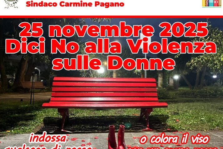 Roccapiemonte, il sindaco Pagano: “Uniti per dire no alla violenza sulle donne”