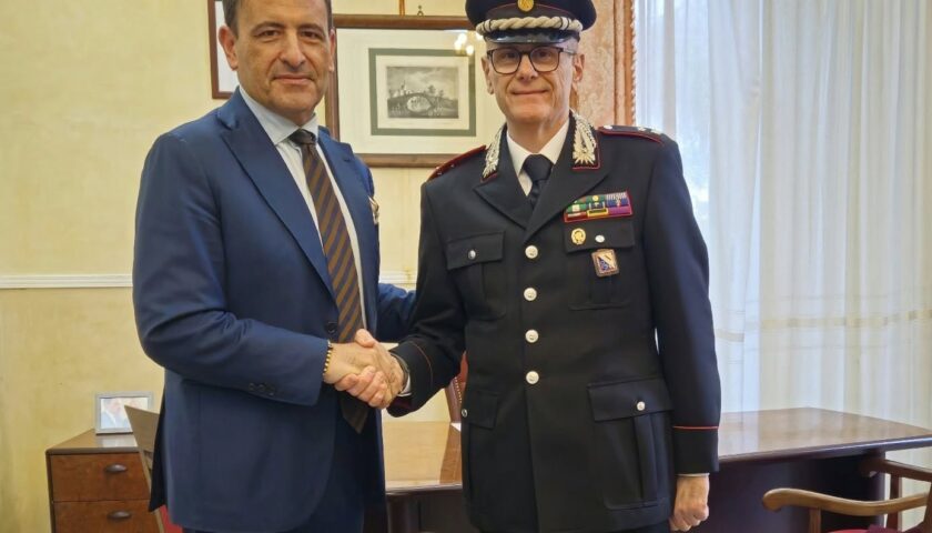 Scafati: comandante della tenenza dei carabinieri in pensione, il saluto del sindaco