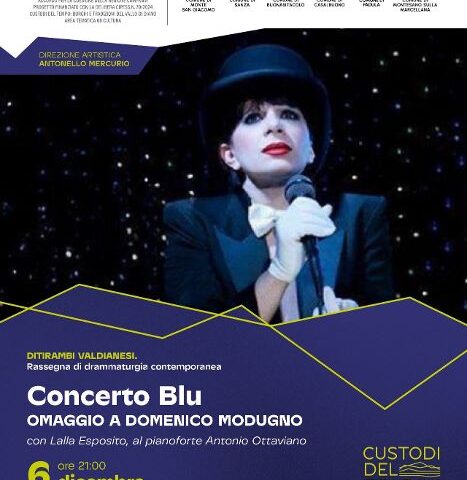 “Concerto blu: omaggio a Domenico Modugno”  al Teatro Comunale di Buonabitacolo