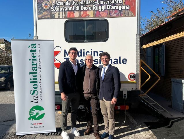 Fisciano, successo per le visite urologiche gratuite e la donazione sangue presso la Solidarietà a Lancusi