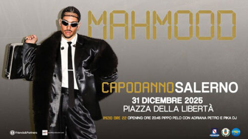 Capodanno a Salerno, concerto di Mahmood in Piazza Libertà: info su accessi, mobilità e parcheggi