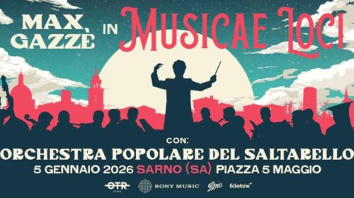 Max Gazzè a Sarno per la Notte Bianca