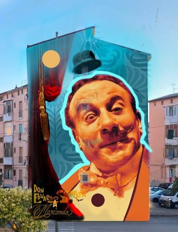Salerno: Mariconda celebra Eduardo Scarpetta: al via il primo murale del quartiere