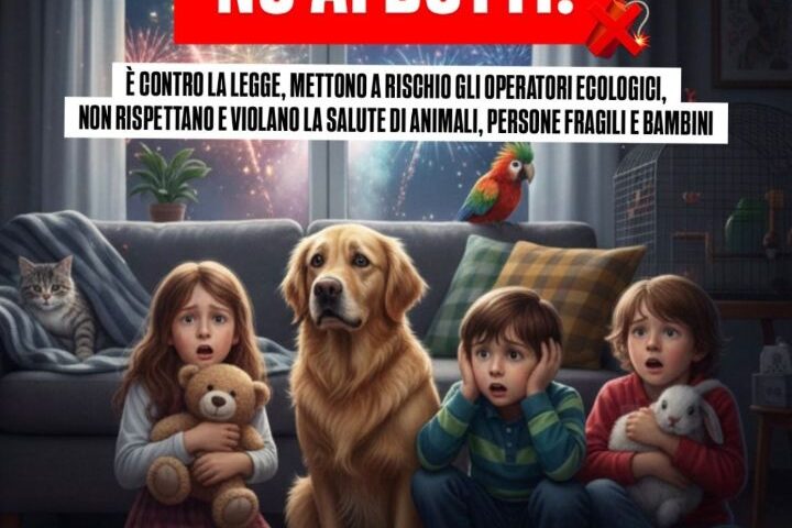 Salerno: Torrione Eventi Aps, Comune, associazione animalista e sindacato Cgil uniti contro i botti