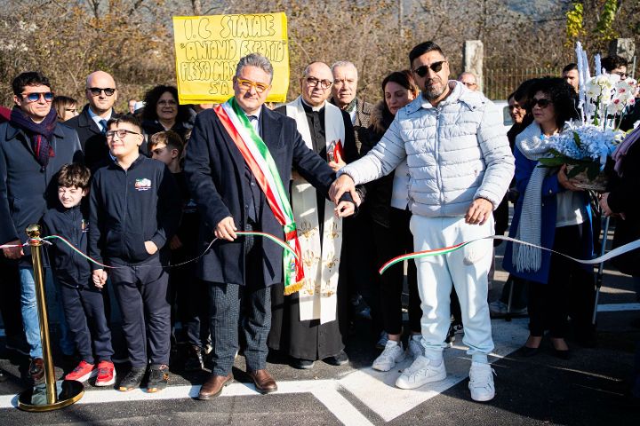 Sarno, vittime della strada: inaugurato parcheggio in via Ingegno
