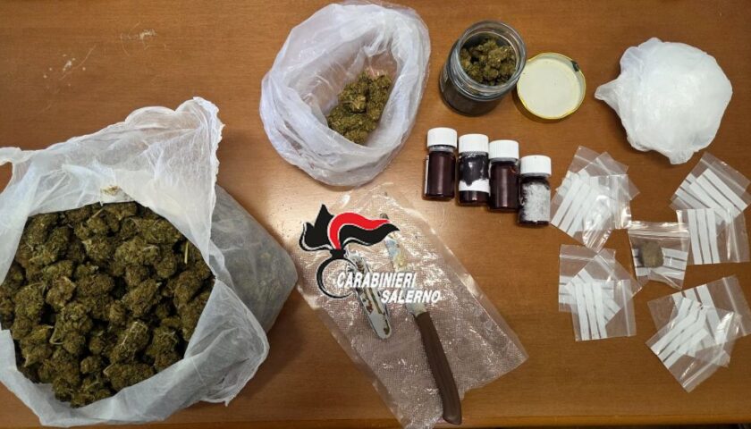 Pontecagnano Faiano, scoperto con la droga: arrestato