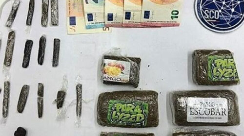 Sarno, scoperto con mezzo chilo di hashish: arrestato 22enne
