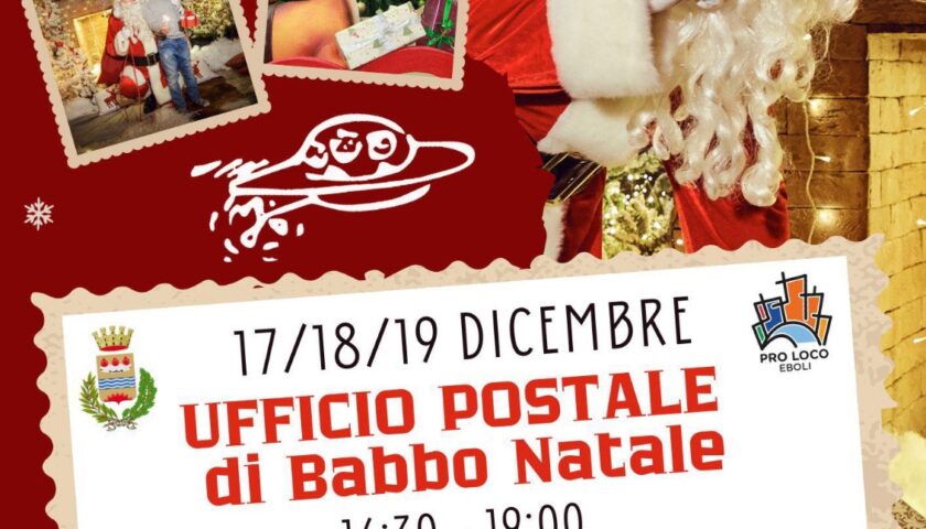 La Pro Loco Eboli e l’Astronave a Pedali chiamano i bambini all’ufficio di Babbo Natale
