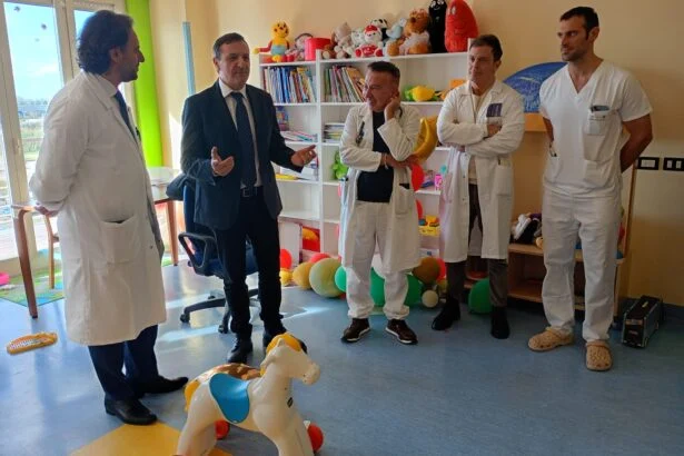 Sarno, Sergianni dell’Asl in visita al Villa Malta