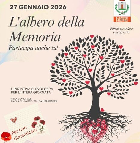 A Baronissi nasce l’Albero della Memoria per ricordare le vittime dell’Olocausto