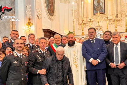Aquara, i carabinieri festeggiano i 100 anni di Carmine Luciano