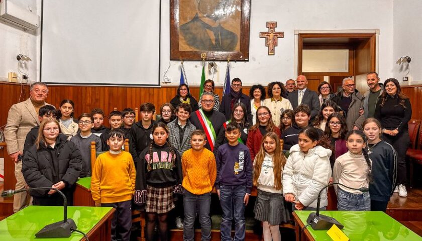 Sarno, insediato il Consiglio Comunale dei Ragazzi