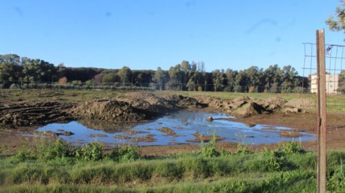 Discarica abusiva vicino a riserva naturale di Foce Sele