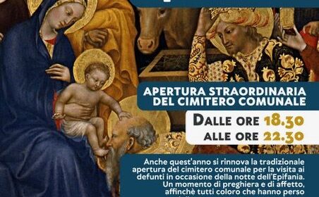 Apertura straordinaria stasera del Cimitero Comunale di Pellezzano Apertura straordinaria stasera del Cimitero Comunale di Pellezzano