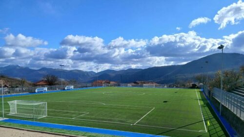 San Gregorio Magno, inaugurazione del Campo Sportivo “Pierino Lordi”
