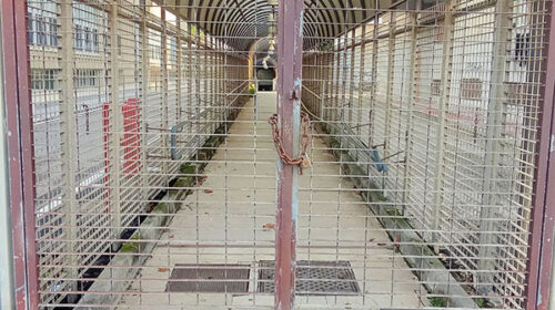 Salerno, chiuso il tunnel pedonale dal parco Arbostella a via Clark