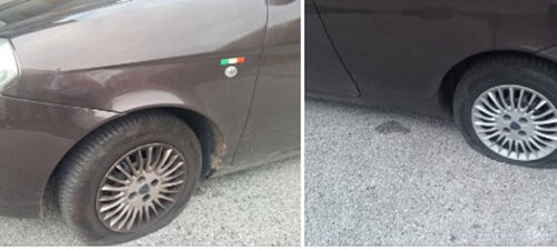 Giffoni Valle Piana, tagliate ancora le ruote dell’auto dell’ex sindaco Carpinelli