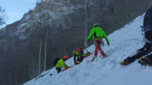Alpinista si ferisce sul monte Cervati: salvato