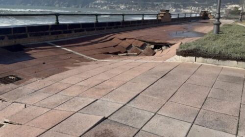 Salerno, altri due crolli sul lungomare Salerno, altri due crolli sul lungomare