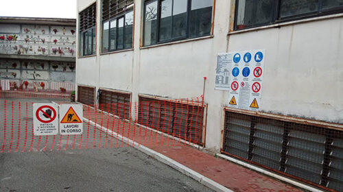 Pagani, il maltempo accelera i lavori nel cimitero